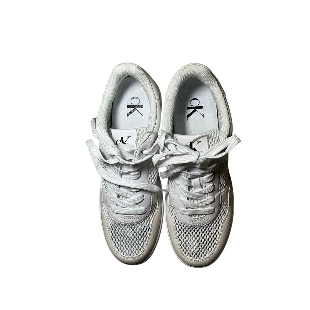 Calvin Klein | Heyra Logo Lace-Up Sneakers - Picture 5 of 8